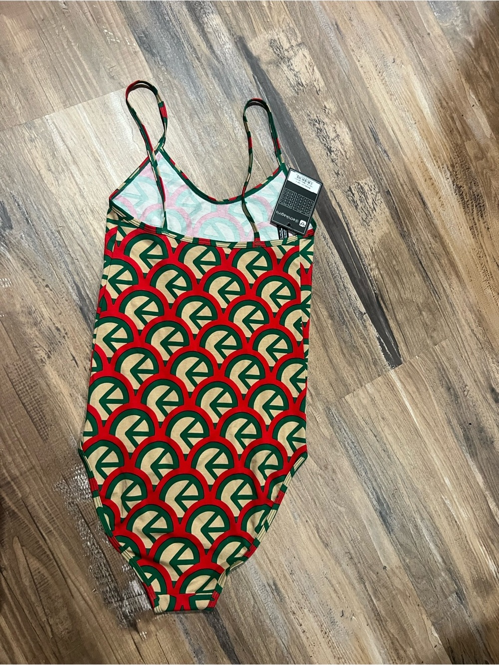 NWT Ethika soft lightweight bodysuit, unique logo design, size small - Picture 3 of 4